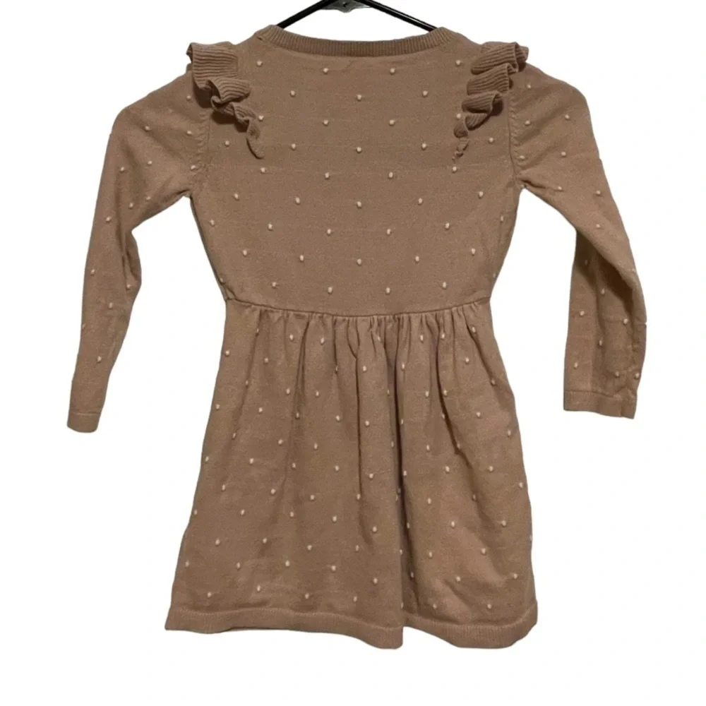 Carter’s Pink Polka Dot Ruffle Cotton Dress Size 3T